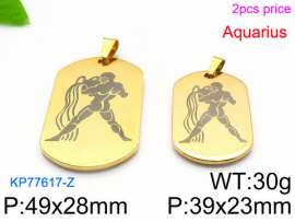 Stainless Steel Gold-plating Pendant