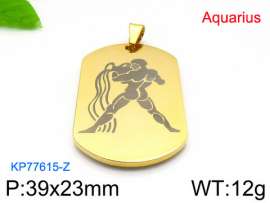 Stainless Steel Gold-plating Pendant