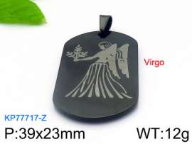 Stainless Steel Black-plating Pendant