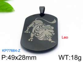 Stainless Steel Black-plating Pendant