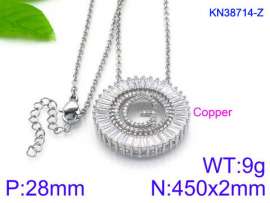Stainless Steel Stone Necklace