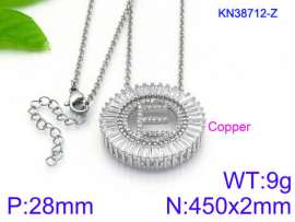 Stainless Steel Stone Necklace