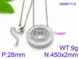 Stainless Steel Stone Necklace