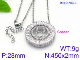 Stainless Steel Stone Necklace