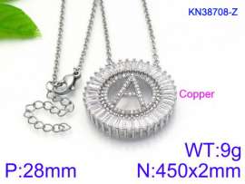 Stainless Steel Stone Necklace