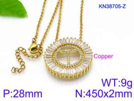 Stainless Steel Stone Necklace