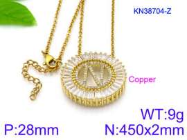 Stainless Steel Stone Necklace