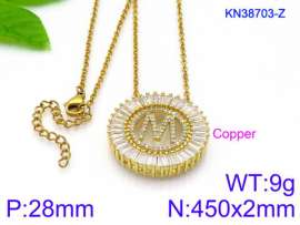Stainless Steel Stone Necklace