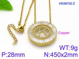 Stainless Steel Stone Necklace