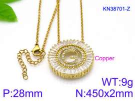 Stainless Steel Stone Necklace