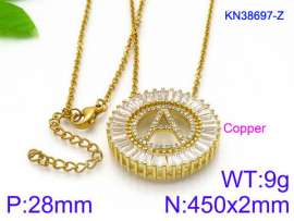 Stainless Steel Stone Necklace