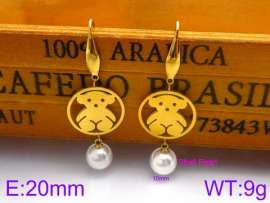 SS Shell Pearl Earrings