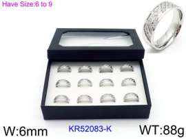 Stainless Steel Stone&Crystal Ring