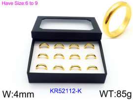 Stainless Steel Gold-plating Ring