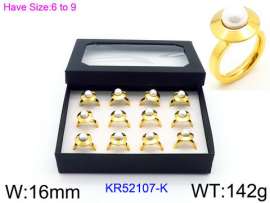 Stainless Steel Gold-plating Ring
