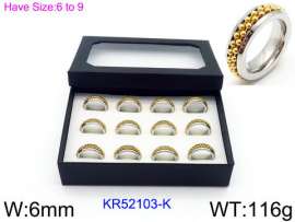 Stainless Steel Gold-plating Ring