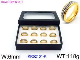 Stainless Steel Gold-plating Ring