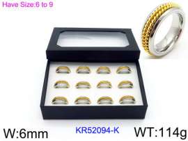 Stainless Steel Gold-plating Ring