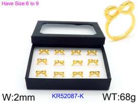 Stainless Steel Gold-plating Ring