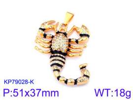 Stainless Steel Gold-plating Pendant