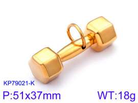 Stainless Steel Gold-plating Pendant