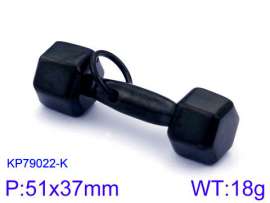 Stainless Steel Black-plating Pendant