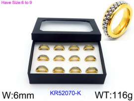 Stainless Steel Gold-plating Ring