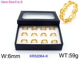 Stainless Steel Gold-plating Ring
