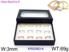Stainless Steel Gold-plating Ring