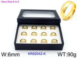 Stainless Steel Gold-plating Ring