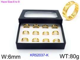 Stainless Steel Gold-plating Ring