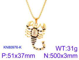 SS Gold-Plating Necklace
