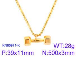 SS Gold-Plating Necklace