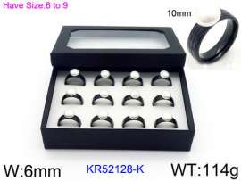 Stainless Steel Black-plating Ring