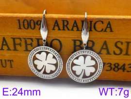 Stainless Steel Stone&Crystal Earring