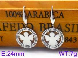 Stainless Steel Stone&Crystal Earring