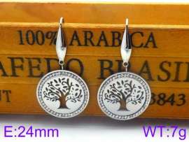 Stainless Steel Stone&Crystal Earring