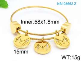 Stainless Steel Wire Bangle