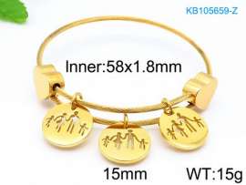 Stainless Steel Wire Bangle