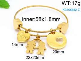 Stainless Steel Wire Bangle