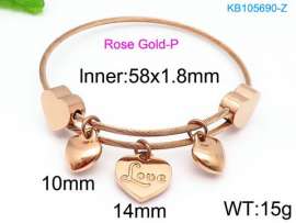 Stainless Steel Wire Bangle