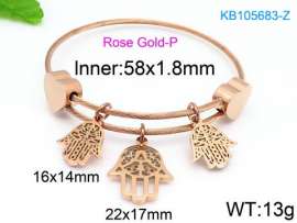Stainless Steel Wire Bangle