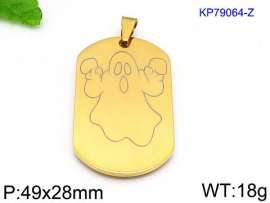 Stainless Steel Gold-plating Pendant