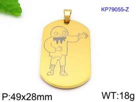 Stainless Steel Gold-plating Pendant