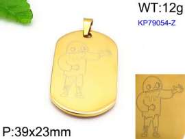 Stainless Steel Gold-plating Pendant