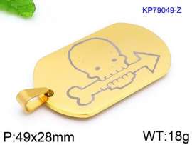 Stainless Steel Gold-plating Pendant
