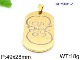 Stainless Steel Gold-plating Pendant