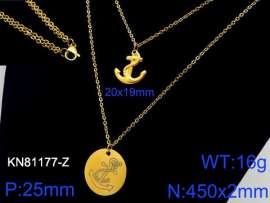 SS Gold-Plating Necklace