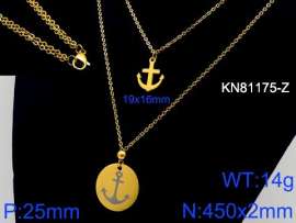 SS Gold-Plating Necklace