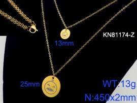 SS Gold-Plating Necklace